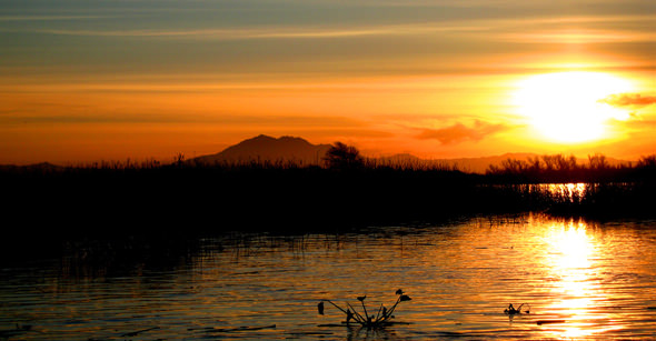 dela-san-joaquin-side Mt. Diabalo sunset