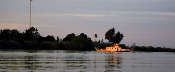 ferry Several old-school ferries still operate in the Delta