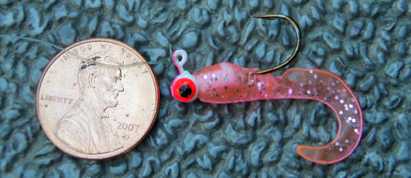 shad-grub Just add enough splitshot to get near the bottom and you're good to go.