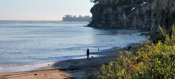 Capitola Cliffs The Capitola cliffs at New Brighton State Beach