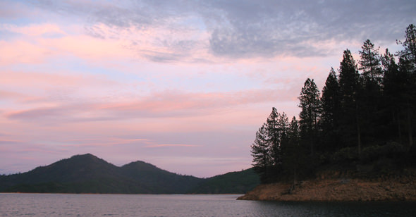 Shasta Shore The jet skis are gone...Peaceful!