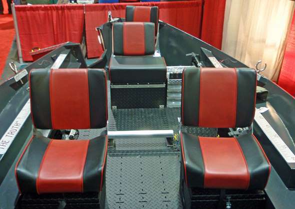 pavati drift boat interior