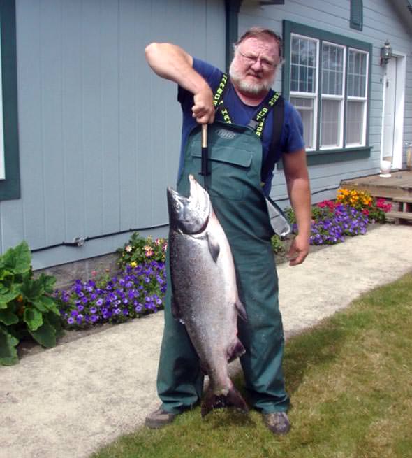 Big Alsea River King Salmon