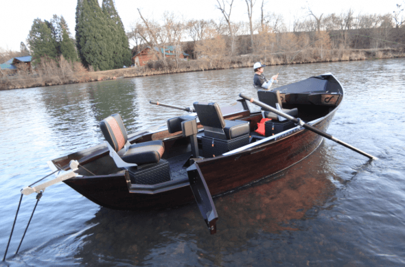 The world’s first wood aluminum drift boat!